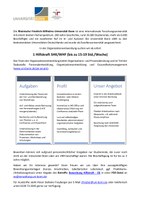 Stellenausschreibung  Uni Bonn SHK Organisationsentwicklung